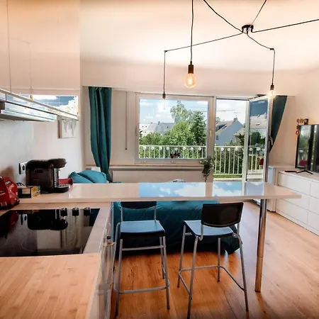 Modern Style Studio With Balcony, Smart Tv, Business & Leisure * Luxembourg